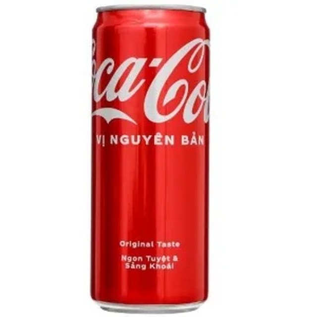 Coca lon 320ml (+1 ly đá)
