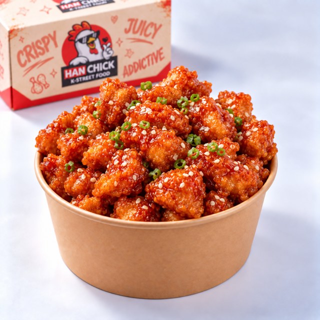 Sụn gà chiên xốt cay