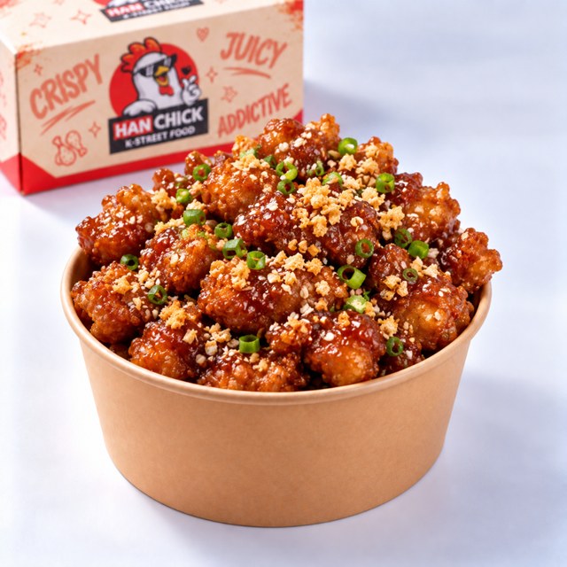 Sụn gà chiên xốt tương tỏi